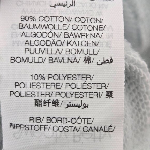 Sweaty Betty Revive Sweatshirt Womens 14 Aqua Blue Peplum Oversized Loungewear - Picture 8 of 15